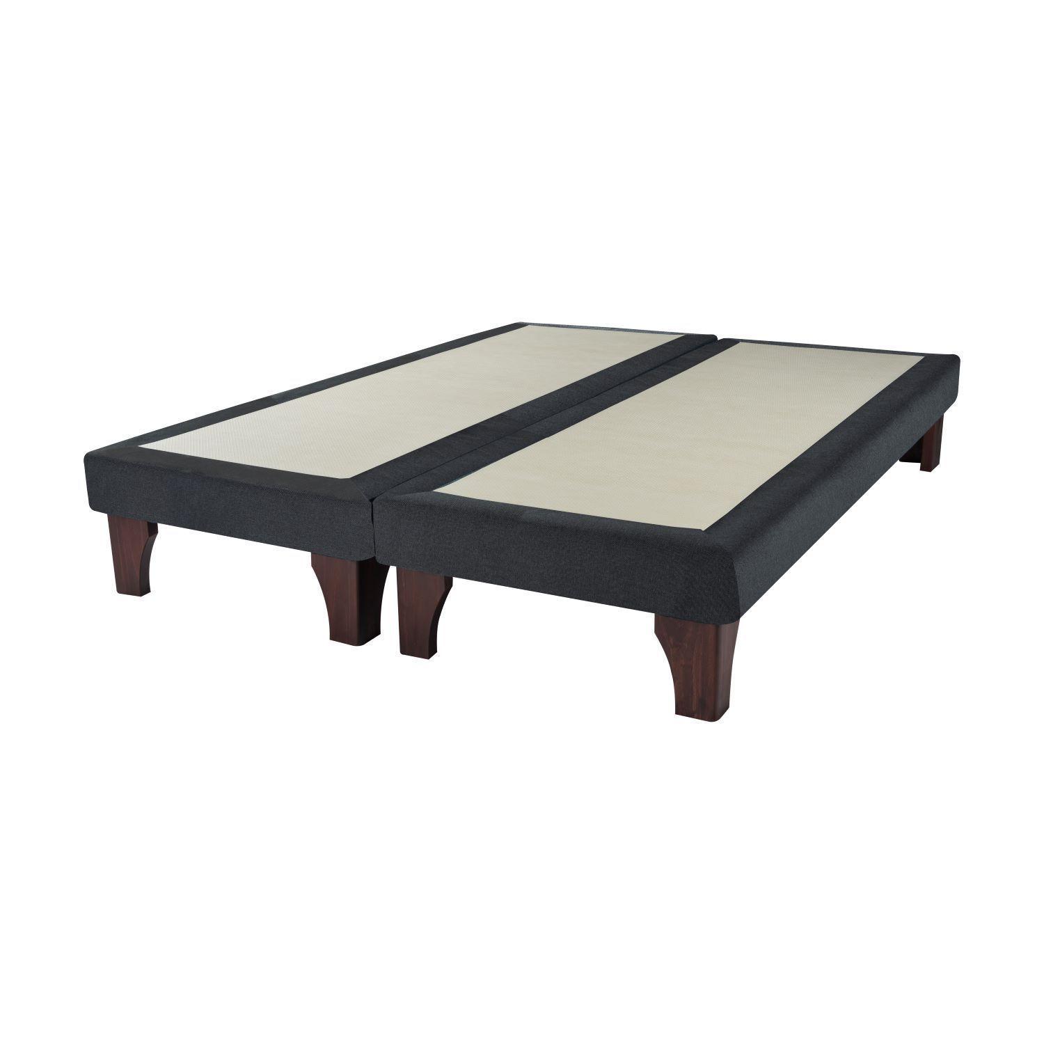 Base de Cama 2 plazas Box 150x200 Grafito-0