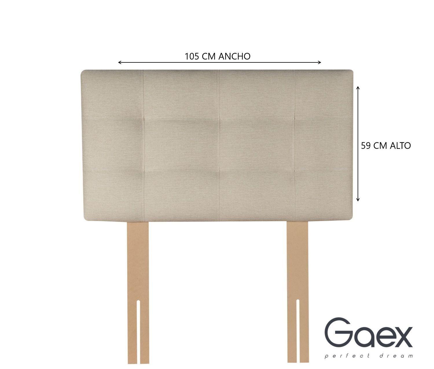 Cama 1.5 Plaza Europea 190 Respaldo Ginebra-3