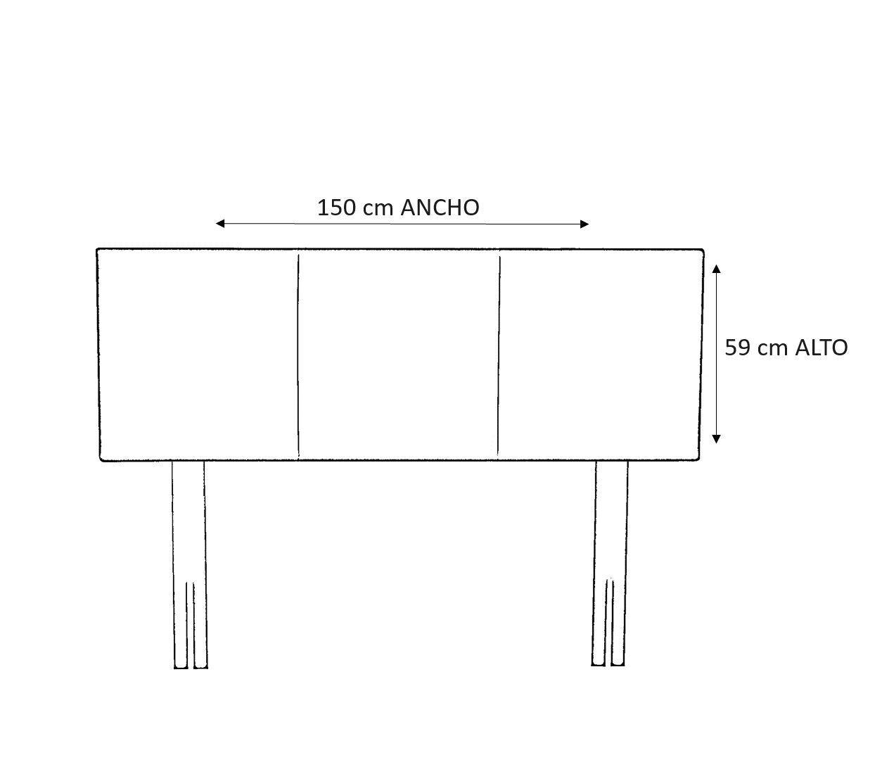 Cama 2 Plaza Europea 190 Respaldo Everest-3
