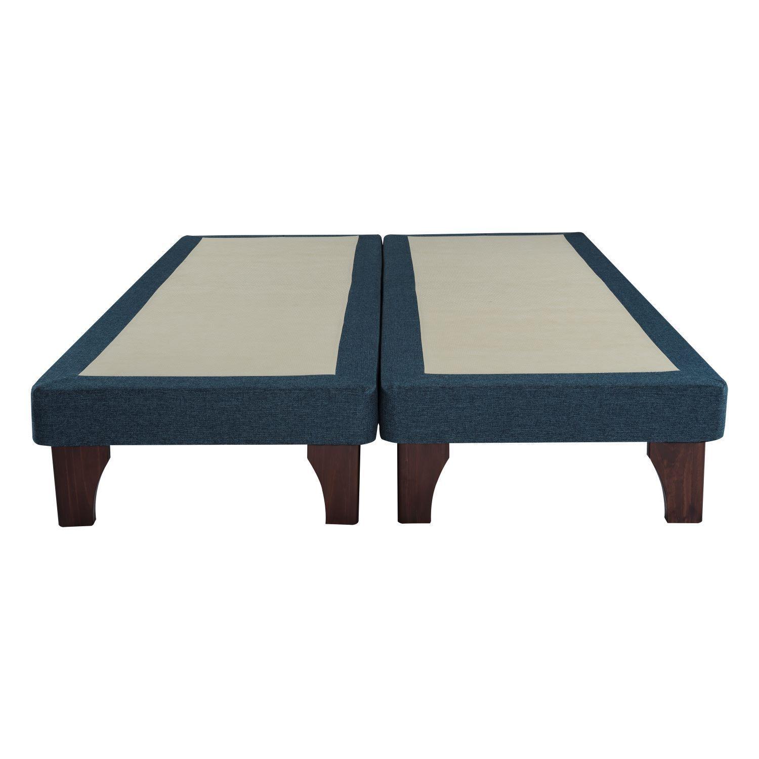 Base de Cama 2 Plazas Box 150x200 Azul-1