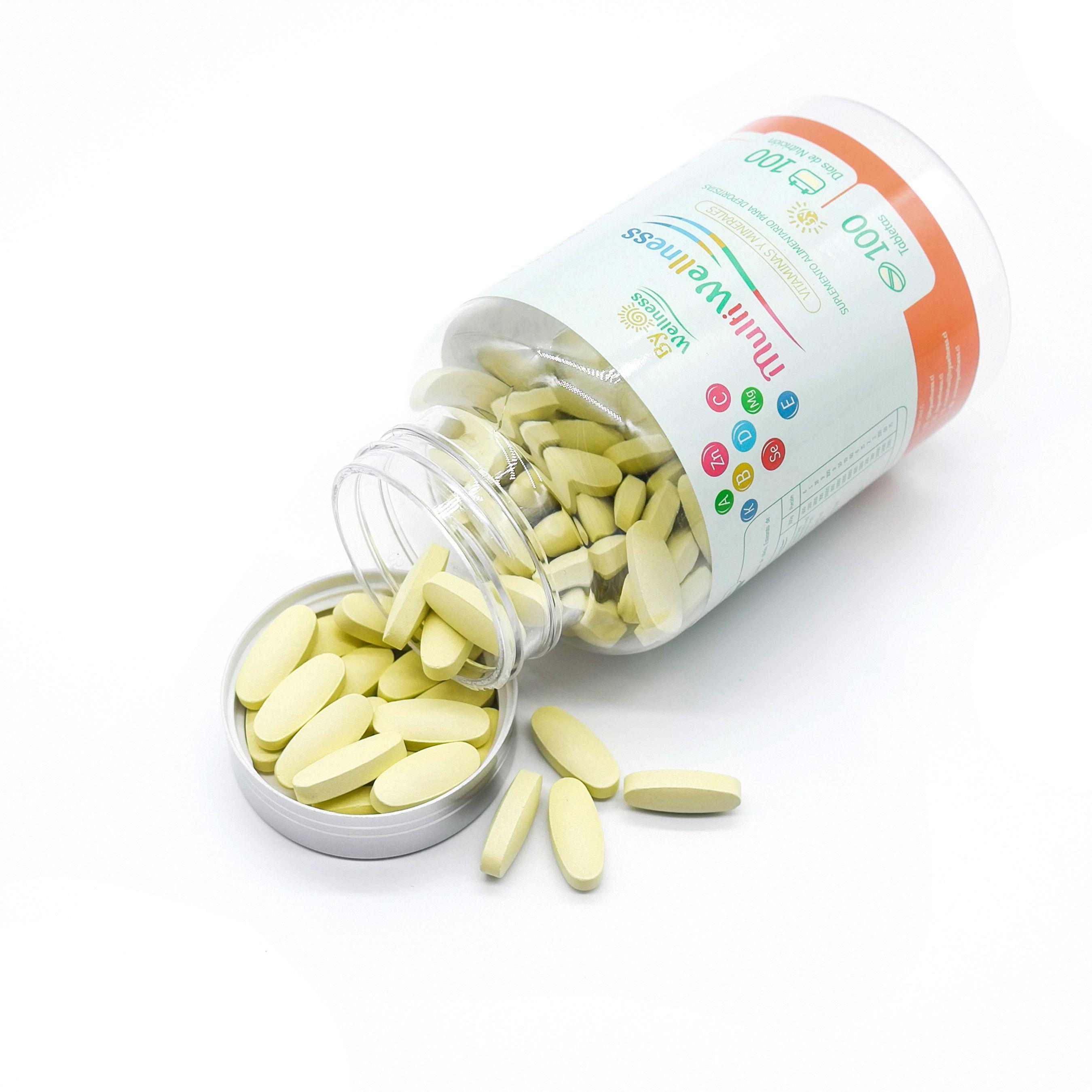 Multiwellness C/Ginseng, 100 Tabletas, ByWellness-3
