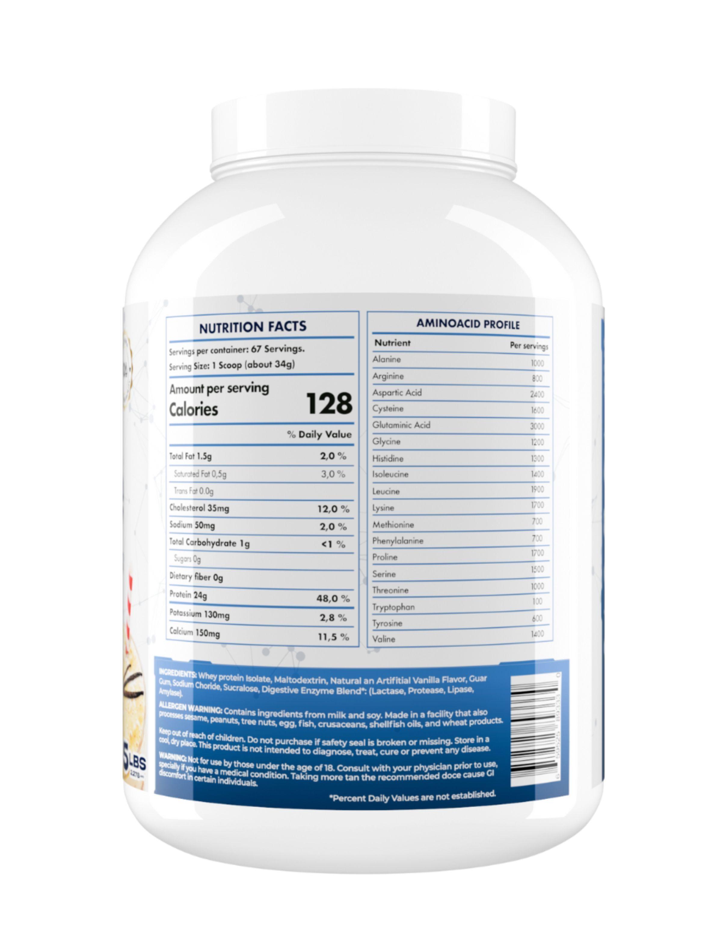 Iso Genetic Vainilla Milkshake 0% Azucar, Fusion Genetic Lab -2