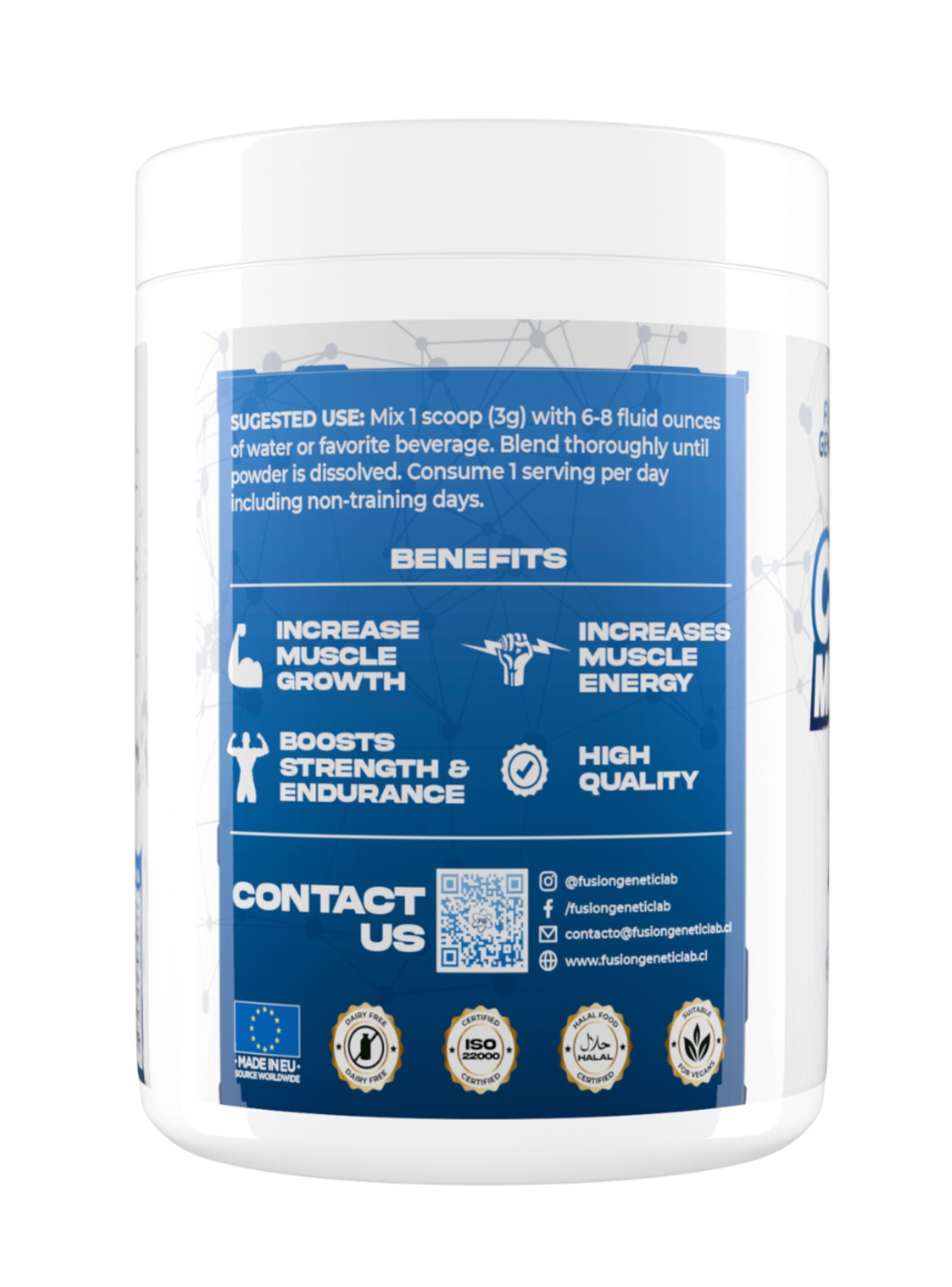 Creatine Monohydrate 100% Creapure (23CM04) Fusion Genetic Lab-2