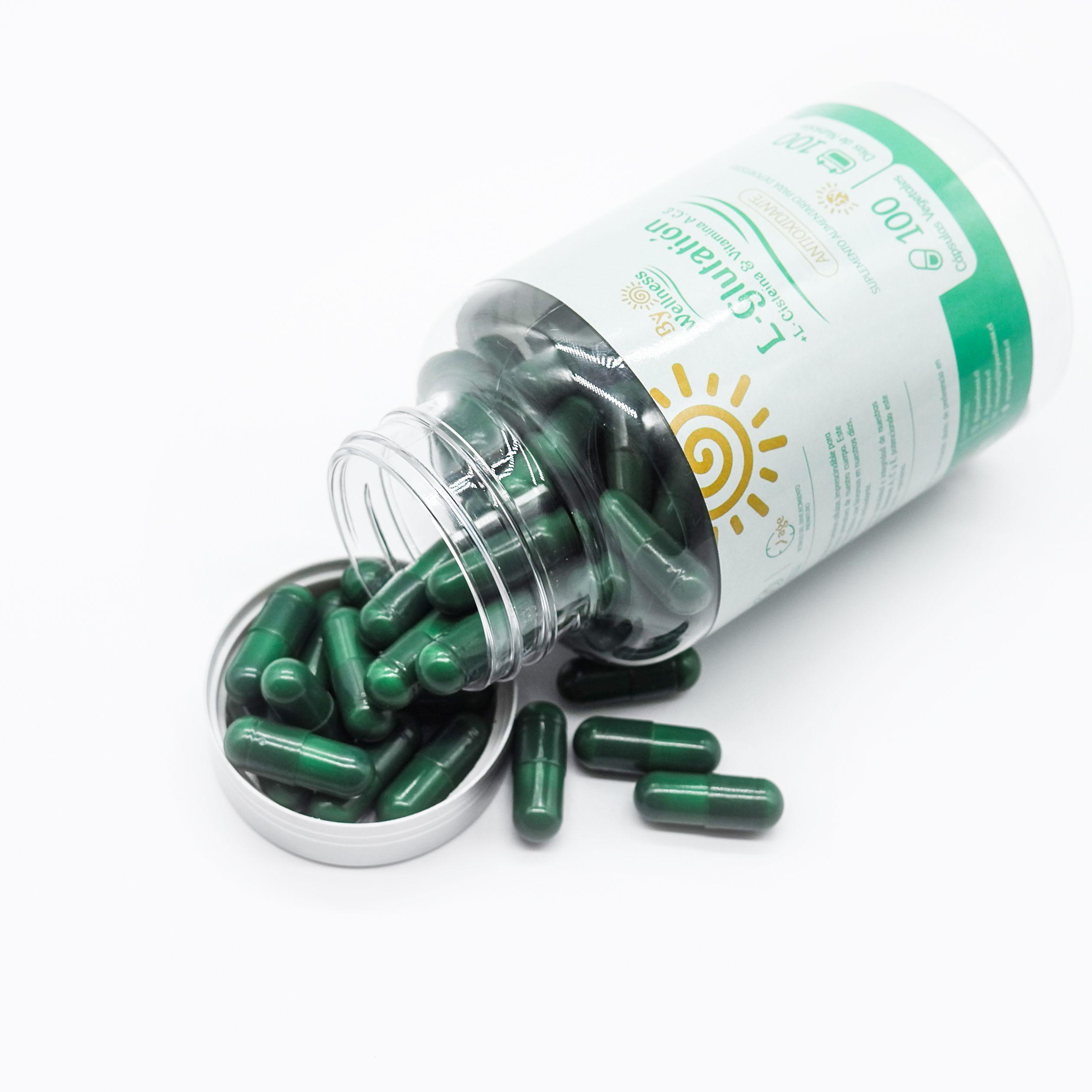 L-Glutation + Vitamina A,C y E + Cisteina, 100 Capsulas, ByWellness-3