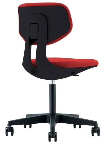 Silla de escritorio Boomer rojo/negro-2