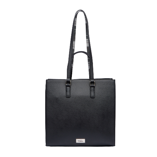 Cartera Clasic Tela Escoces Negro 27430 Sei-0