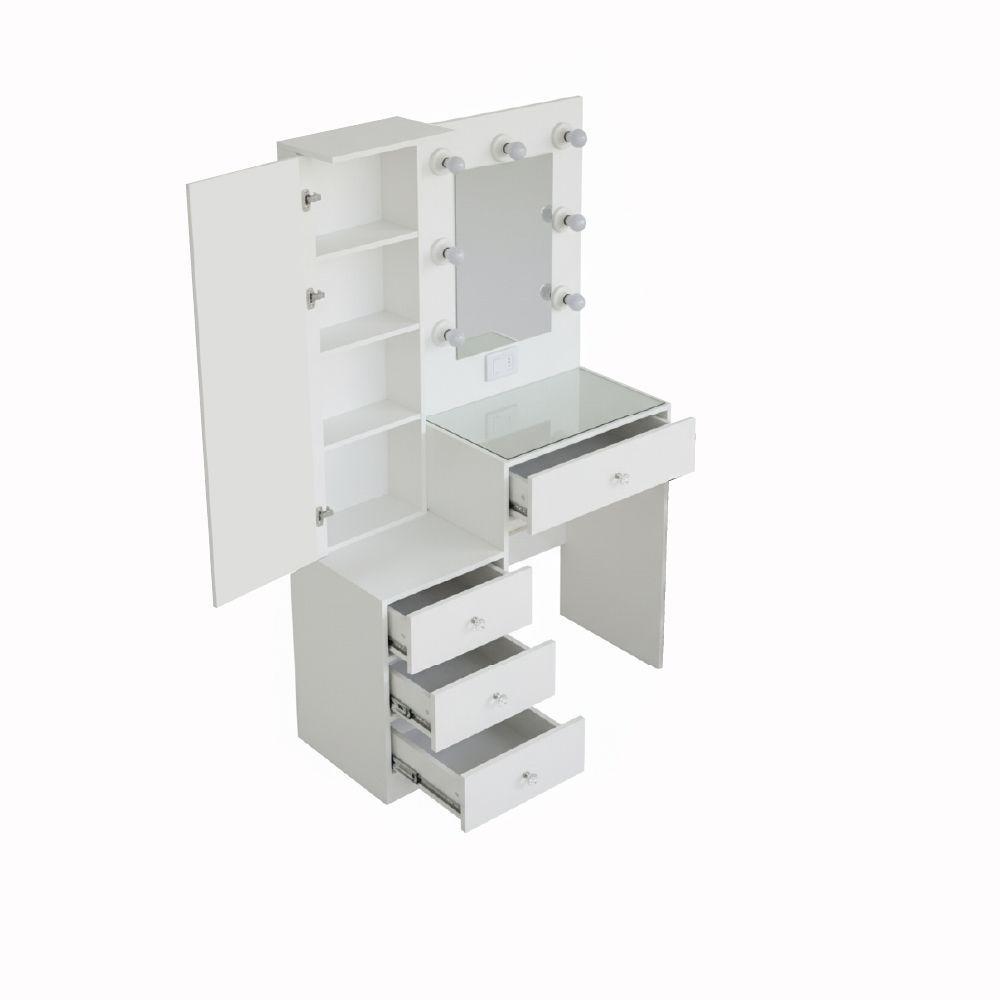 Tocador Hollywood doble espejo 4 cajones-2