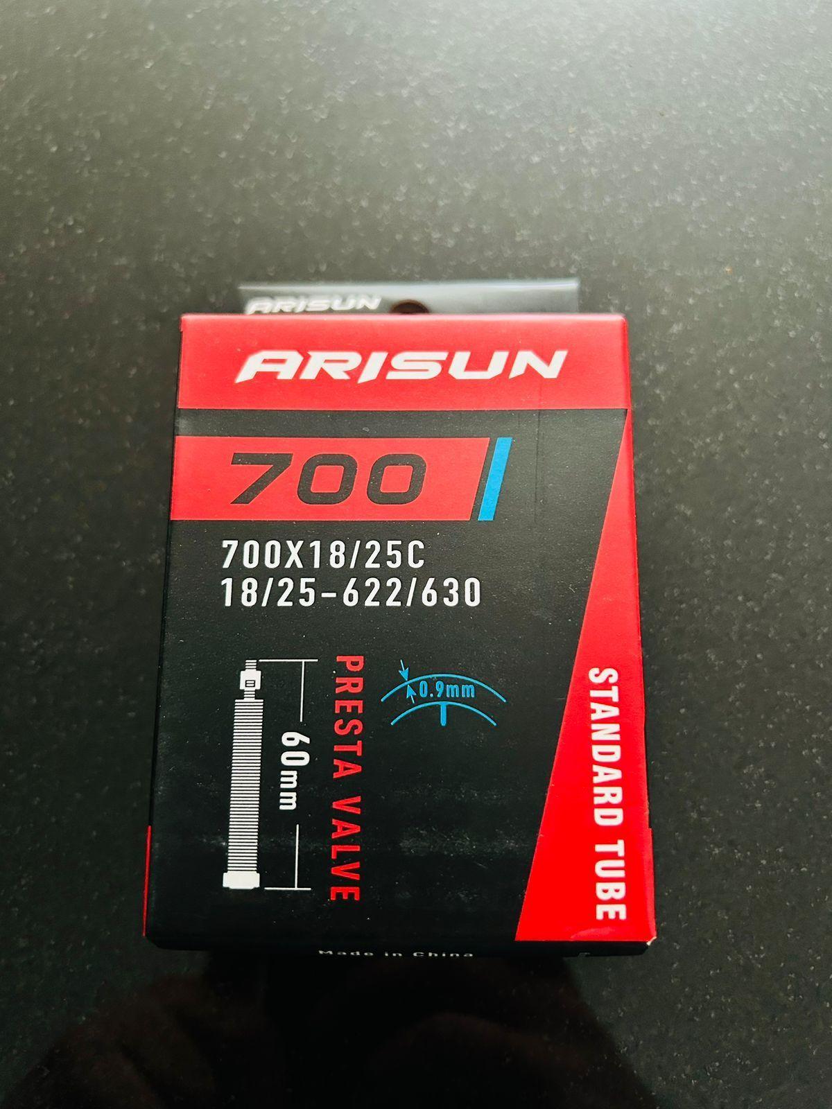 Camara Arisun 700x25-38c 60mm Valvula Francesa / Gravel Ruta CX -1