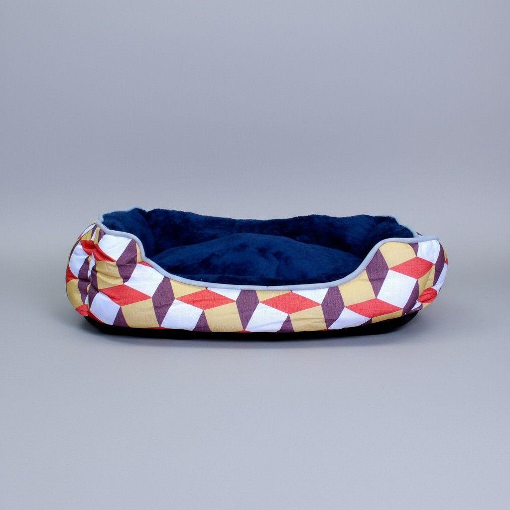 Cama Para Mascotas Espuma - Talla S (Tricolor CAFE)-2