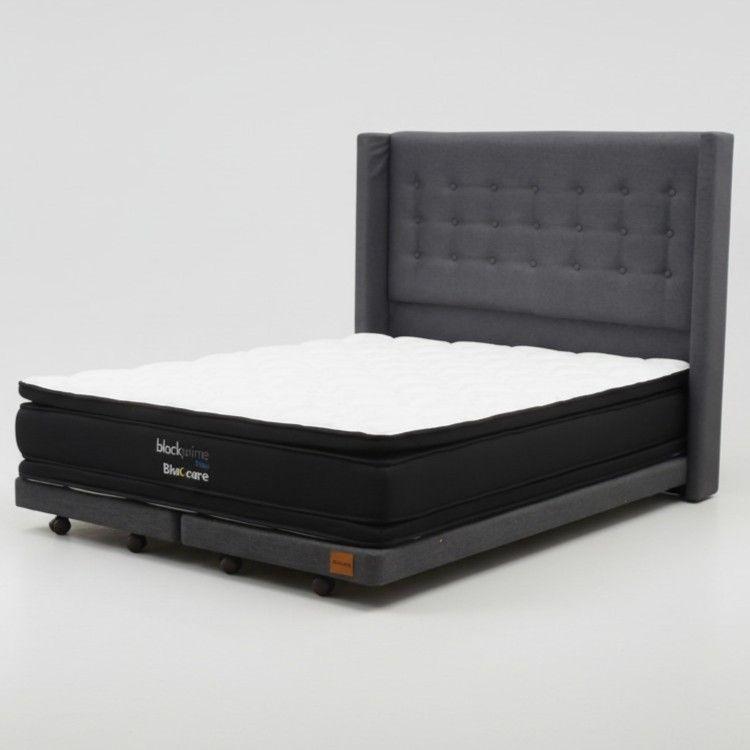 Cama 2 Plaza Box8 L200 Colchon Mod Dos Respaldo Rueda Divan -5