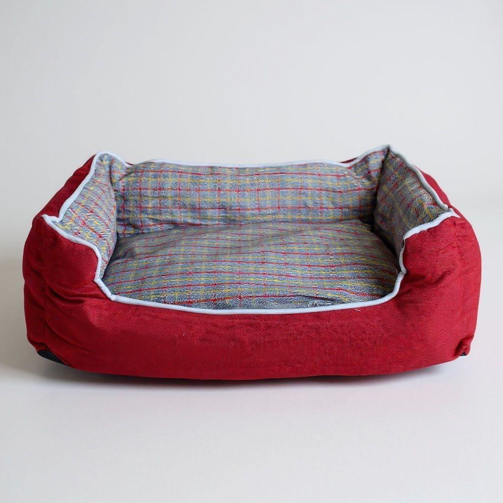 Cama Para Mascotas Espuma - Talla S (Rojo)-3