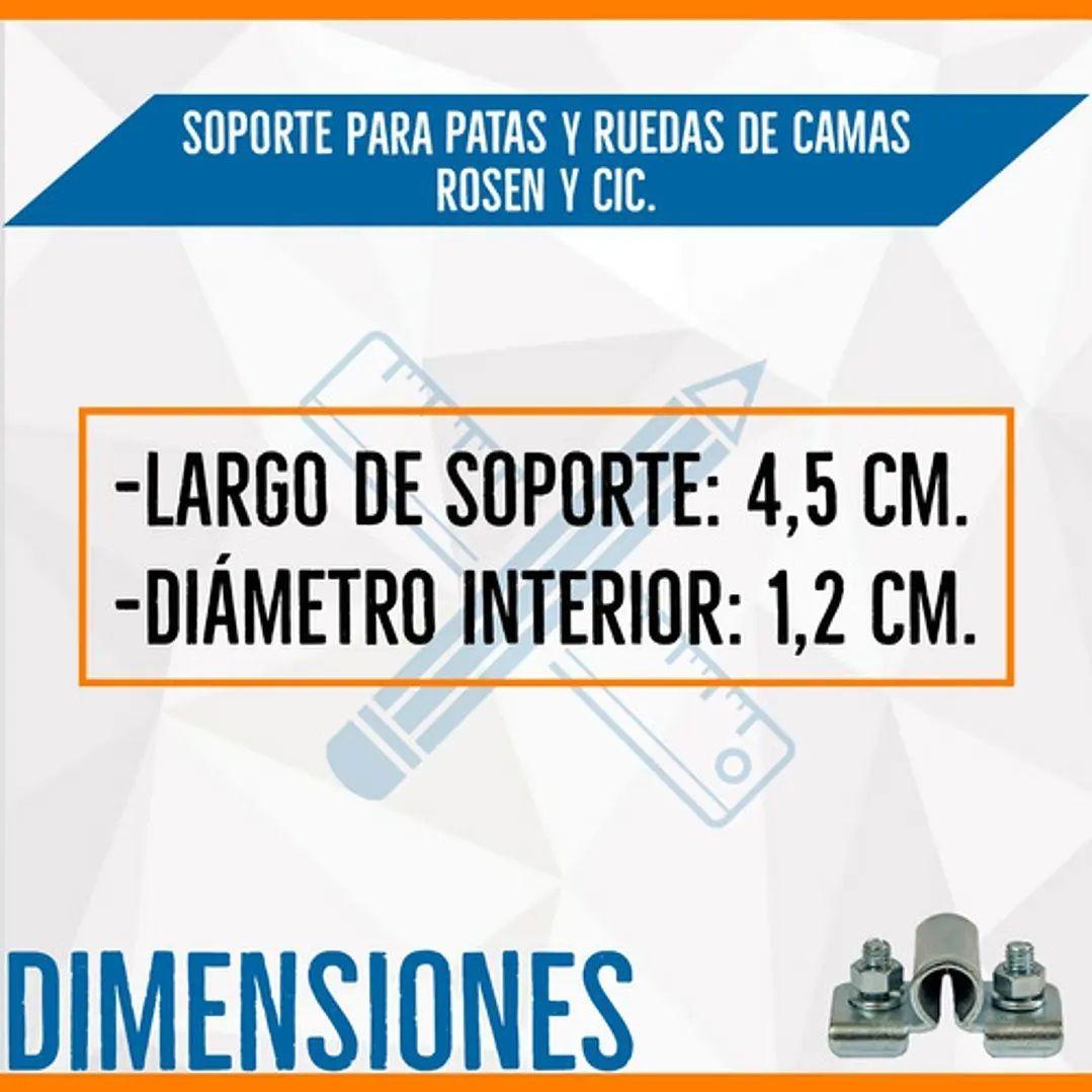 Soporte Para Patas Y Ruedas De Camas Rosen Y Cic-2