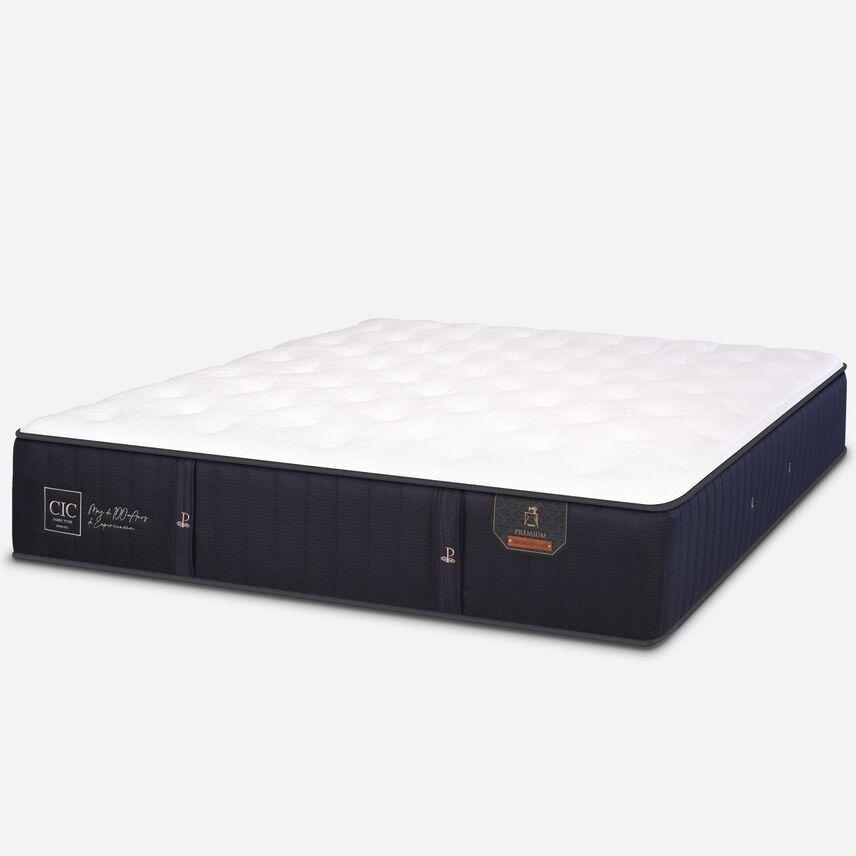 CAMA BAÚL GRIS SUPER KING DIVIDIDA L200 + COLCHÓN CIC PREMIUM + PATAS DE 11 CM-4
