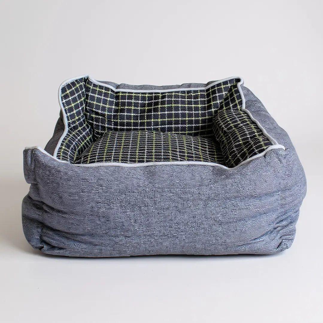 Cama Para Mascotas Espuma - Talla M (Gris)-4