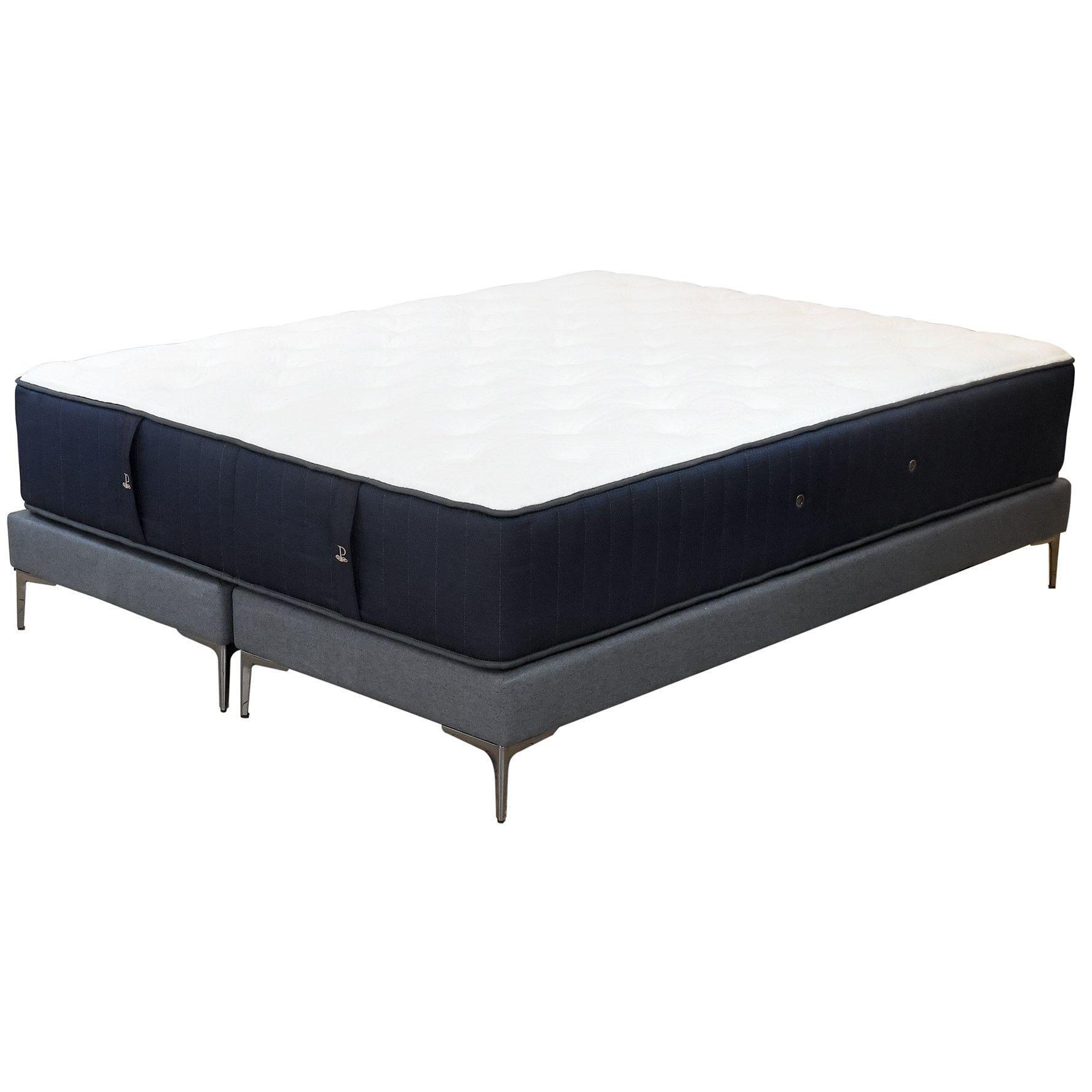 Cama Tradicional Super King + Colchon Premium CIC / Patas De Metal 15 cm-0