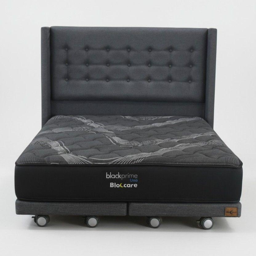 Cama 2 Plaza Box 8 L190 Colchon Mod Uno Respaldo Rueda Logo -2