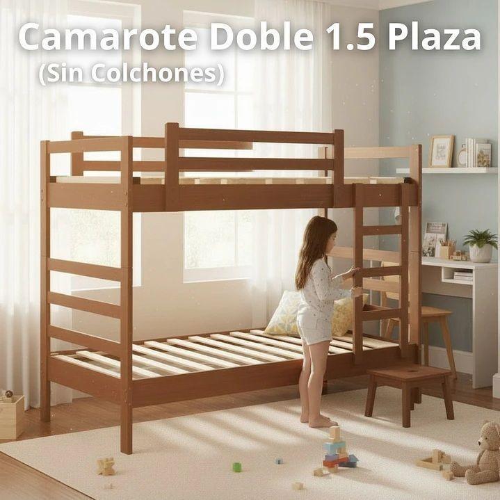 Camarote Desmontable Doble L210 cm 1 5 Plaza-2