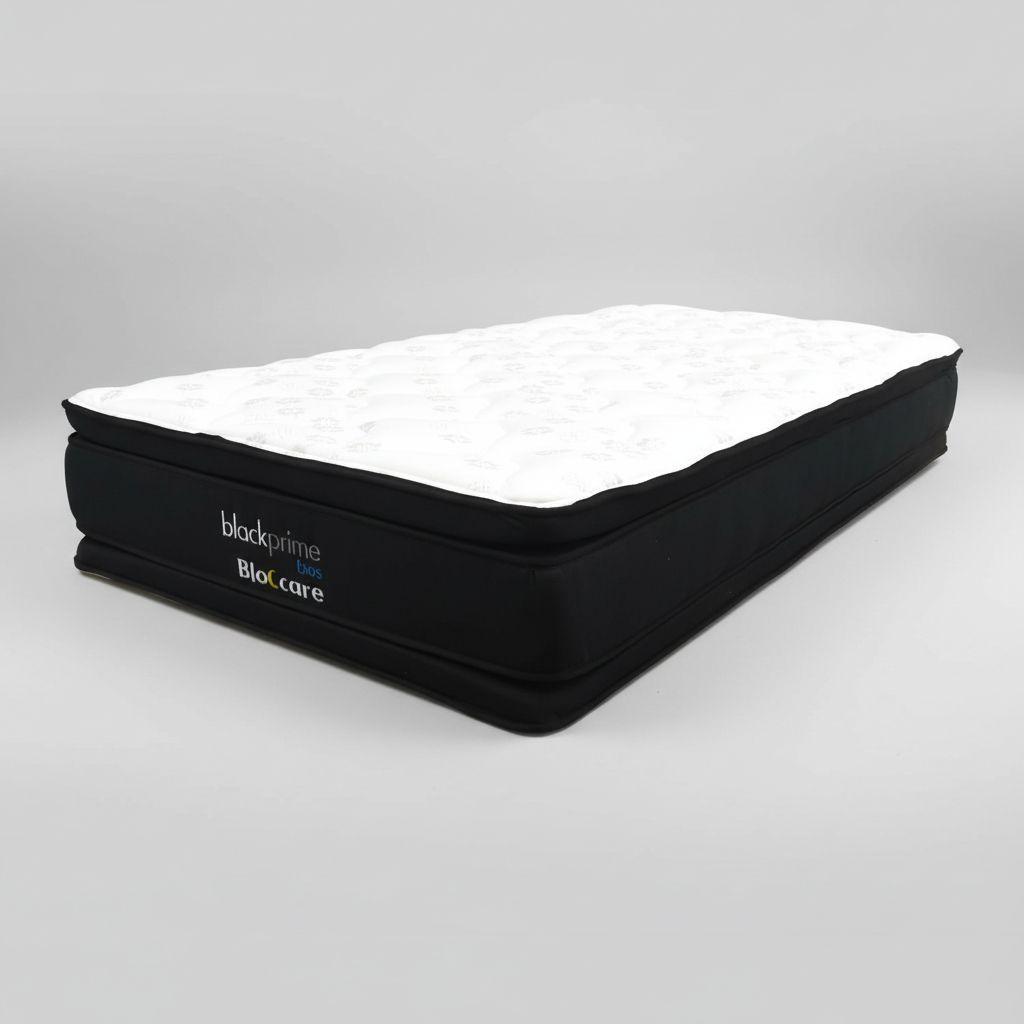 Cama Baùl  1 5 Plazas L190 cm Colchon Black Prime Modelo Dos Rueda Deluxe Gris-3