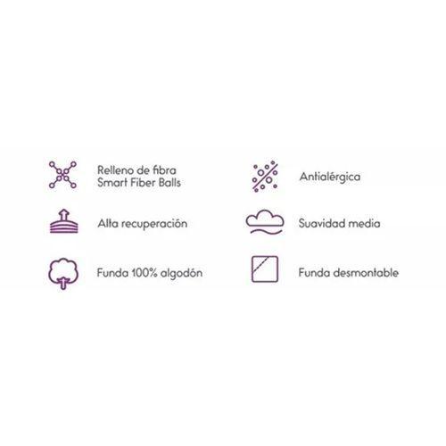 Almohada Rosen Extra Active Fiber 50 X 90 King-4