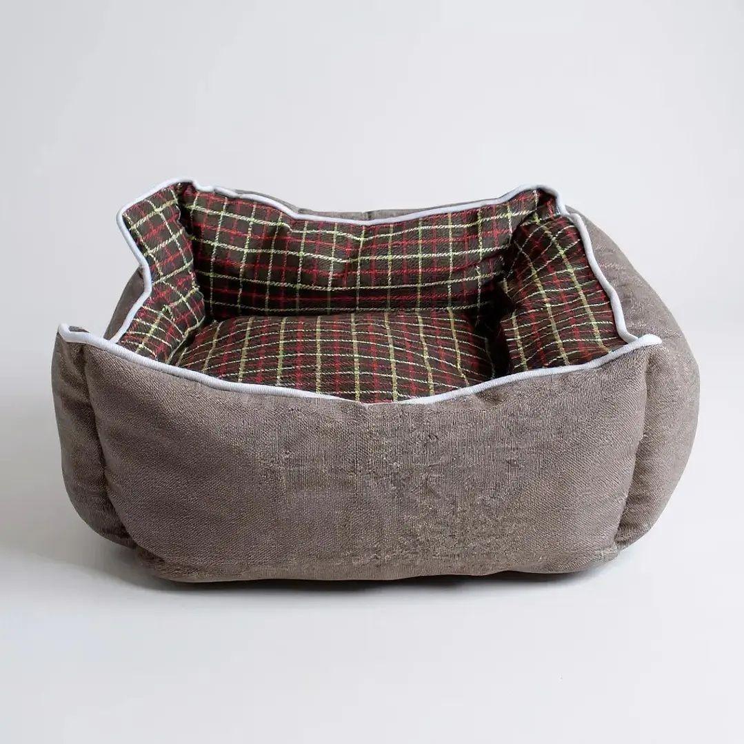 Cama Para Mascotas Espuma - Talla S (Cafe)-4