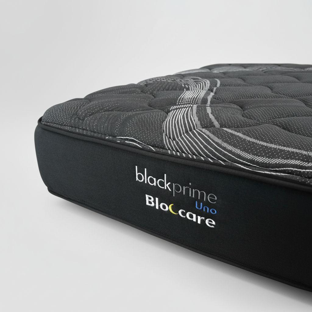 Cama 1 5 Plaza Box 8 cm L200 cm Colchon Black Prime Modelo Uno Con Rueda Deluxe Gris-3