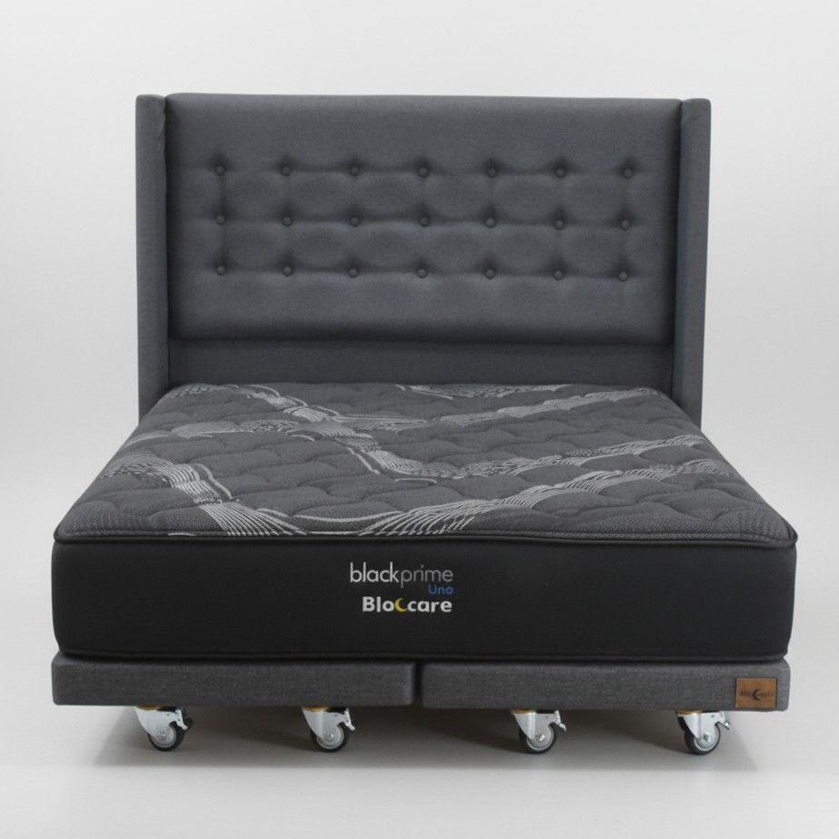 Cama 2 Plaza Box8 L200 Colchon Mod Uno Respaldo Rueda Delux-2
