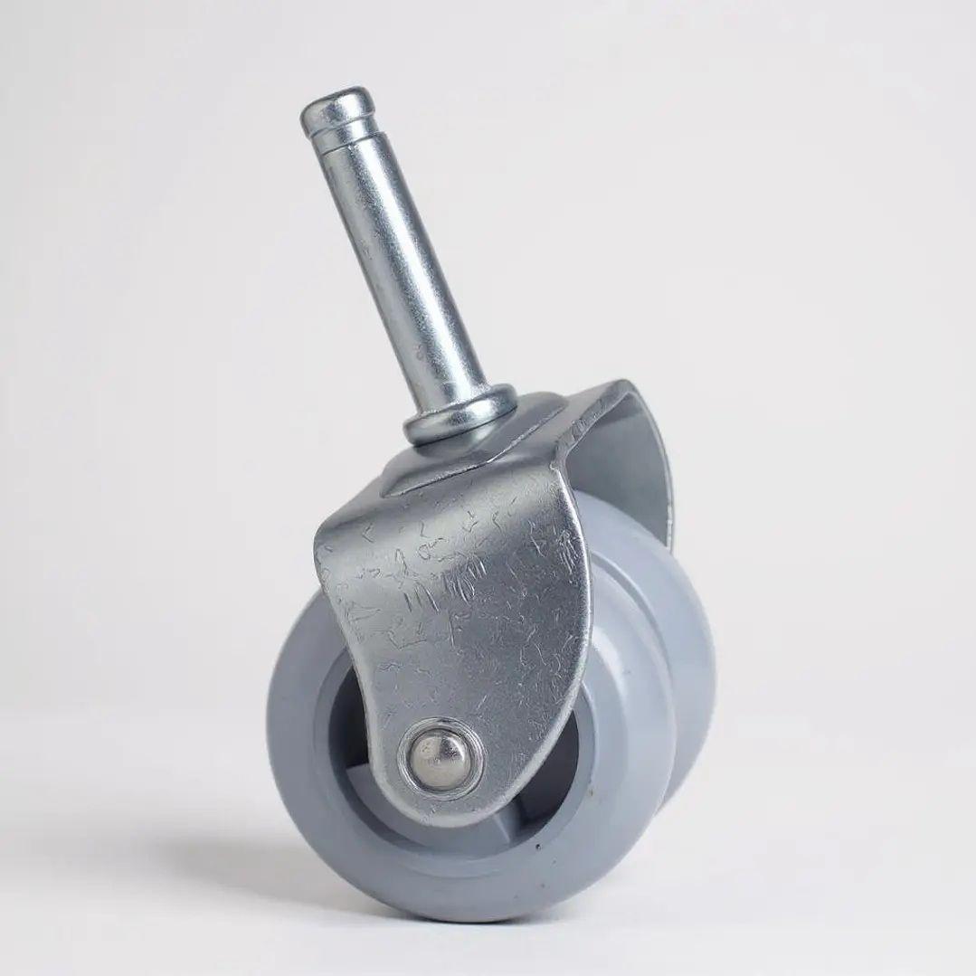 Rueda Doble Para Camas Cic, Flex - Sin Frenos (Gris)-2