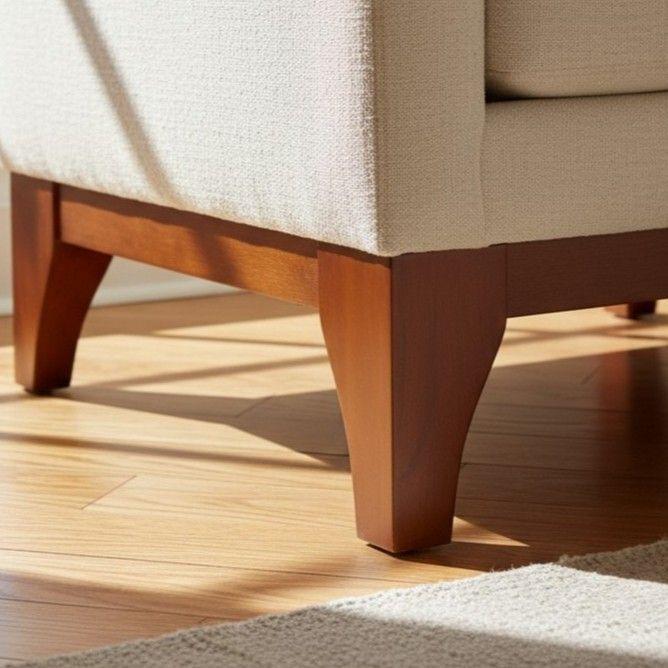 Patas Para Cama Europea Celta Clasicas. Kit De 4 Patas Nogal-2