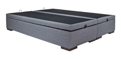 Cama Abatible O Baúl King - Base Dividida Sin Colchón Patas de madera 4.5 cm-3