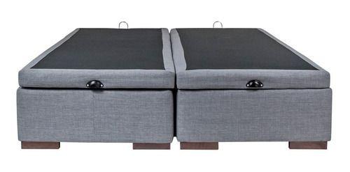 Cama Abatible O Baúl King - Base Dividida Sin Colchón Patas de madera 4.5 cm-4