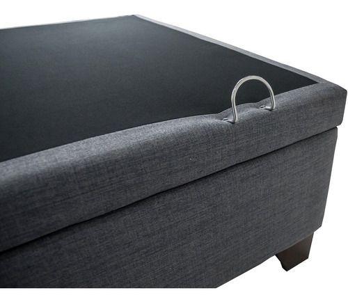 Cama Abatible O Baúl King - Base Dividida Sin Colchón Patas de madera 4.5 cm-5