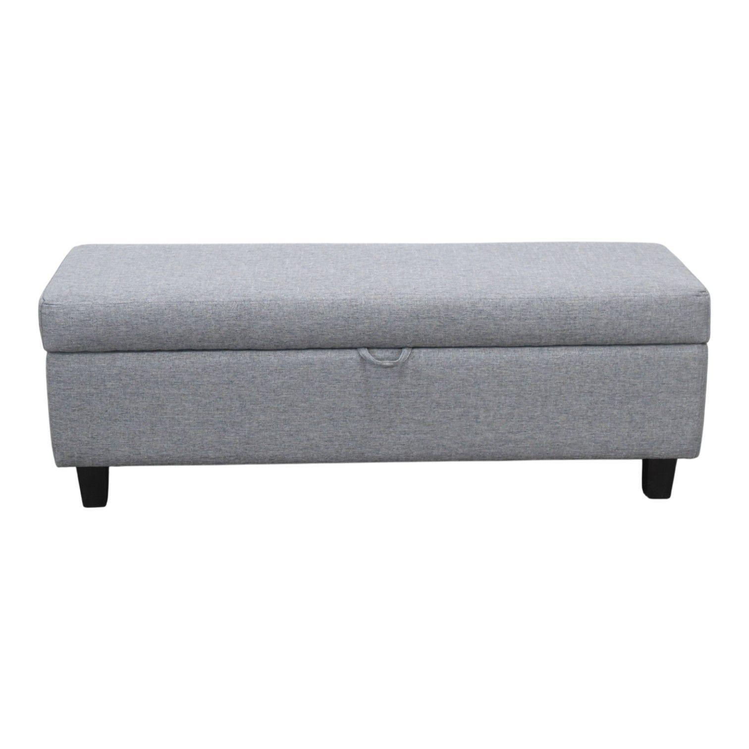 Banqueta Piecera 130 cm Tapiz Genova Grafito-0