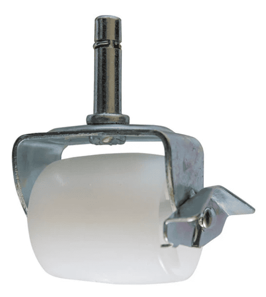 Rueda Tipo Barril para camas Rosen - CIC, Vástago 1.2 cm color blanco-1