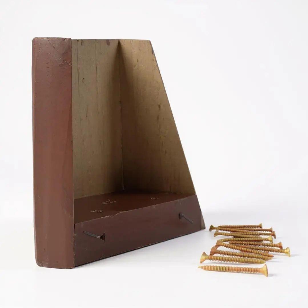 Kit De 4 patas Rectas Para Cama Europea Altura 11 cm - Color Roble Oscuro-3