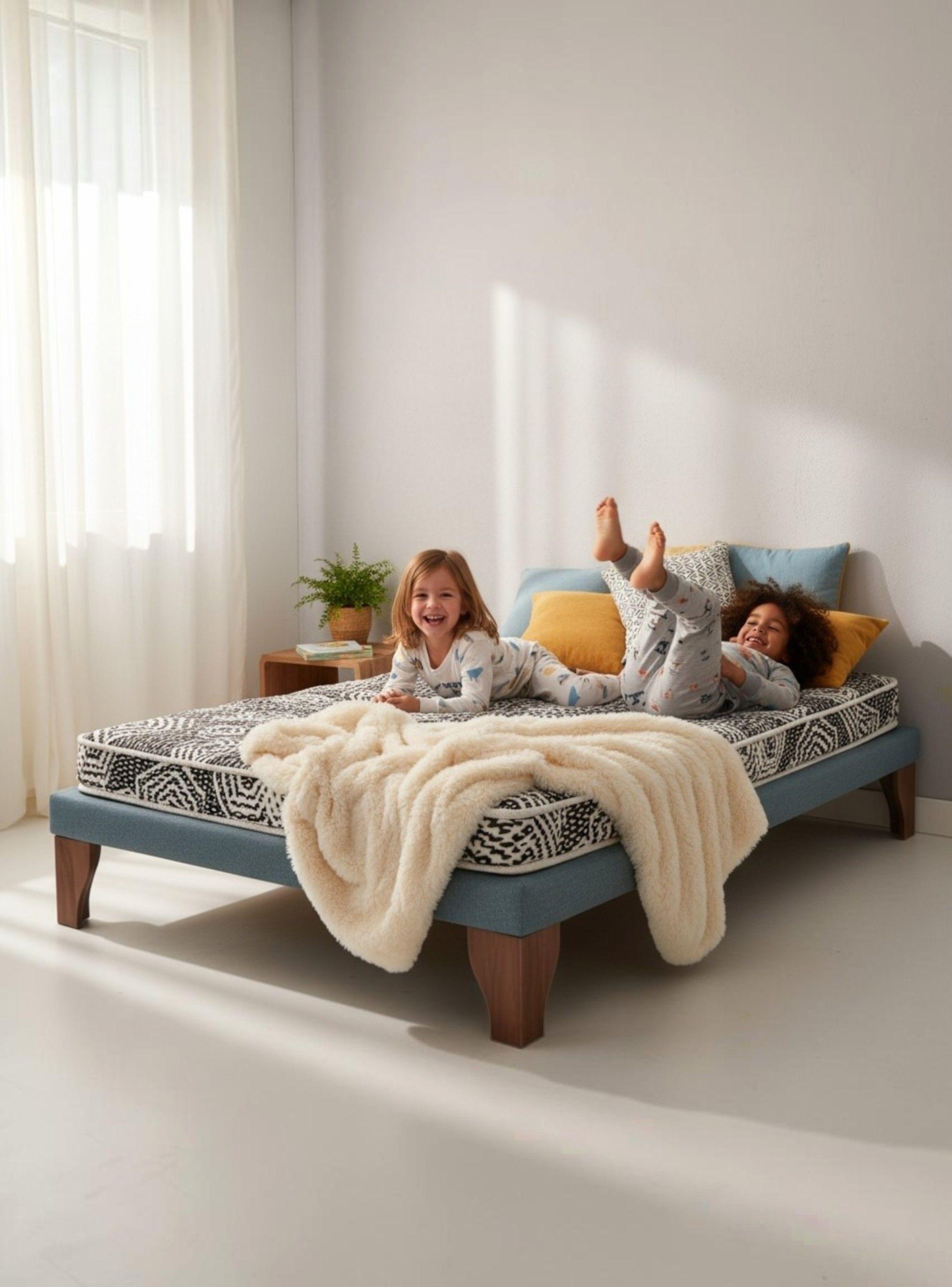 Cama 1.5 Plaza Box 8 cm L180 cm Colchon Ideal Pata 19.5 Cm-0
