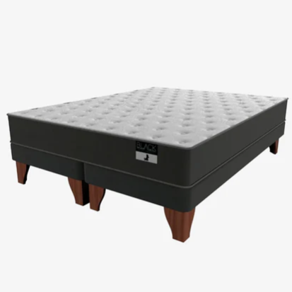 Cama 2 plaza modelo Black largo 190 cm-1