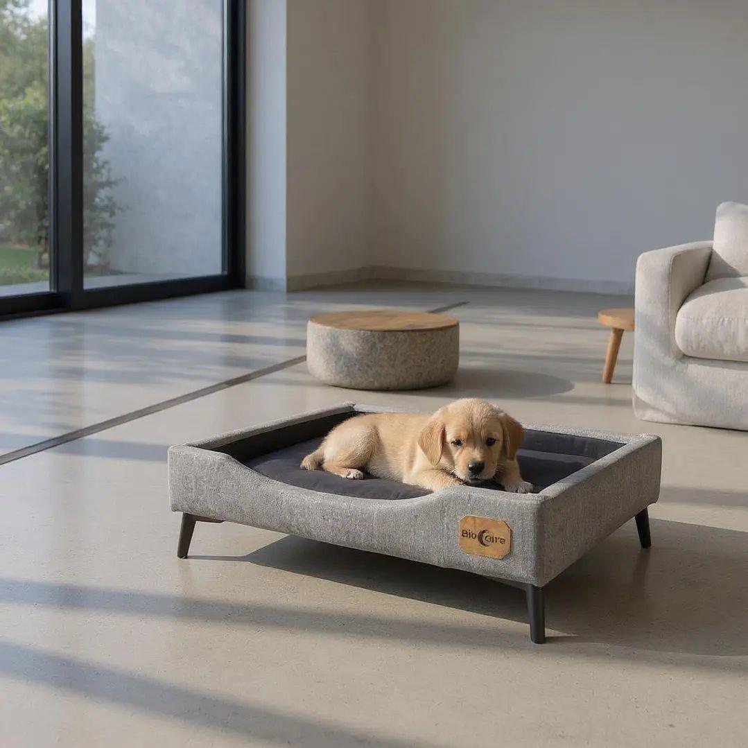 Cama de Mascotas - Talla S (55x40 cm) / Pata Metalica 12 cm-0