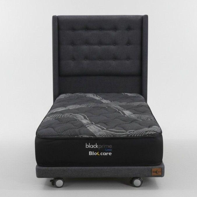 Cama 1 Plaza Box 8 L200 Colchon Mod Uno Respaldo Rueda Logo -2
