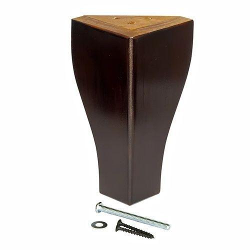Kit de 4 Patas Para Cama Europea Color Chocolate-0