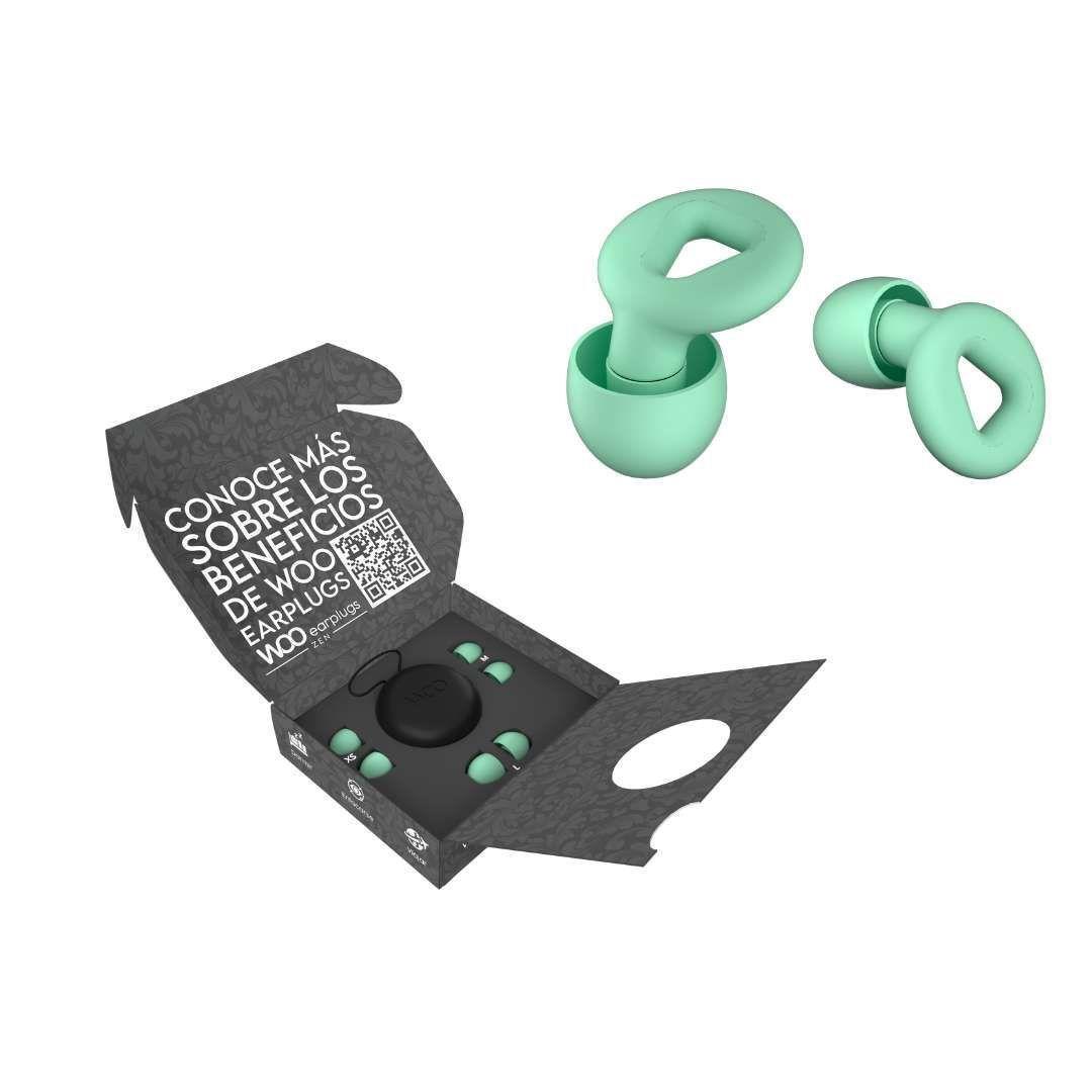 Woo Zen – Tapones de silicona flexible para dormir y descansar-0