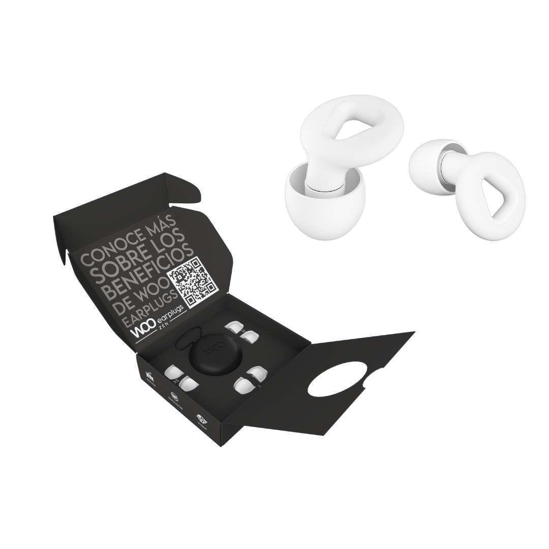 Woo Zen – Tapones de silicona flexible para dormir y descansar-0