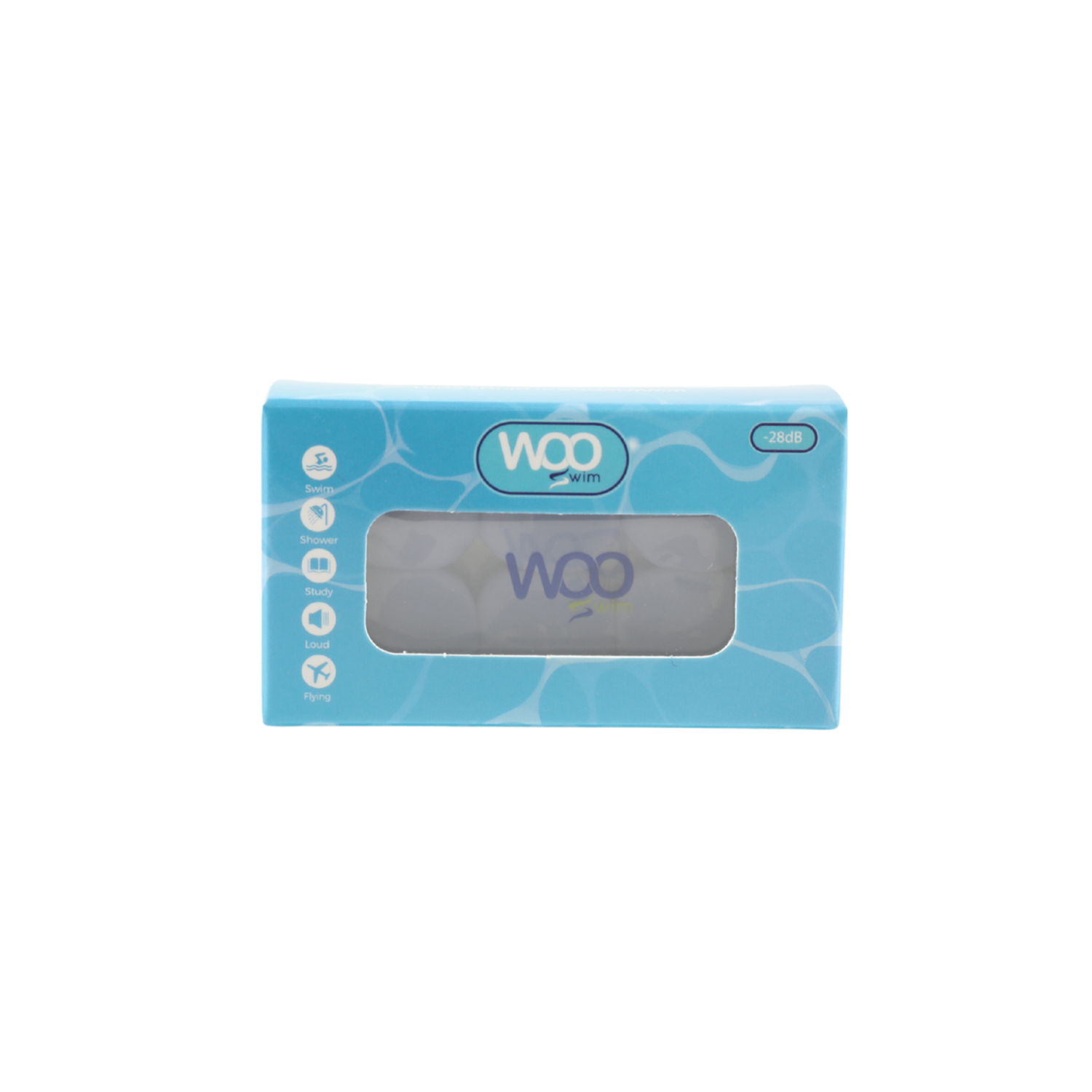 Woo Earplugs Swim Tapones de Oído Natación Silicona 28dB-3