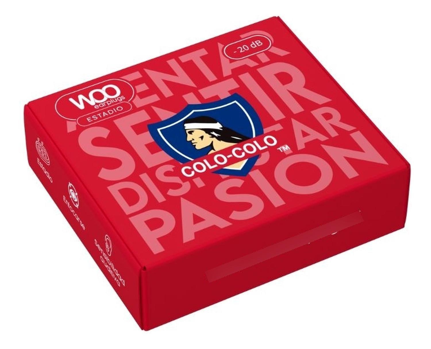 Woo Earplugs Colo-colo Estadio - Tapones Auditivos 20db-0