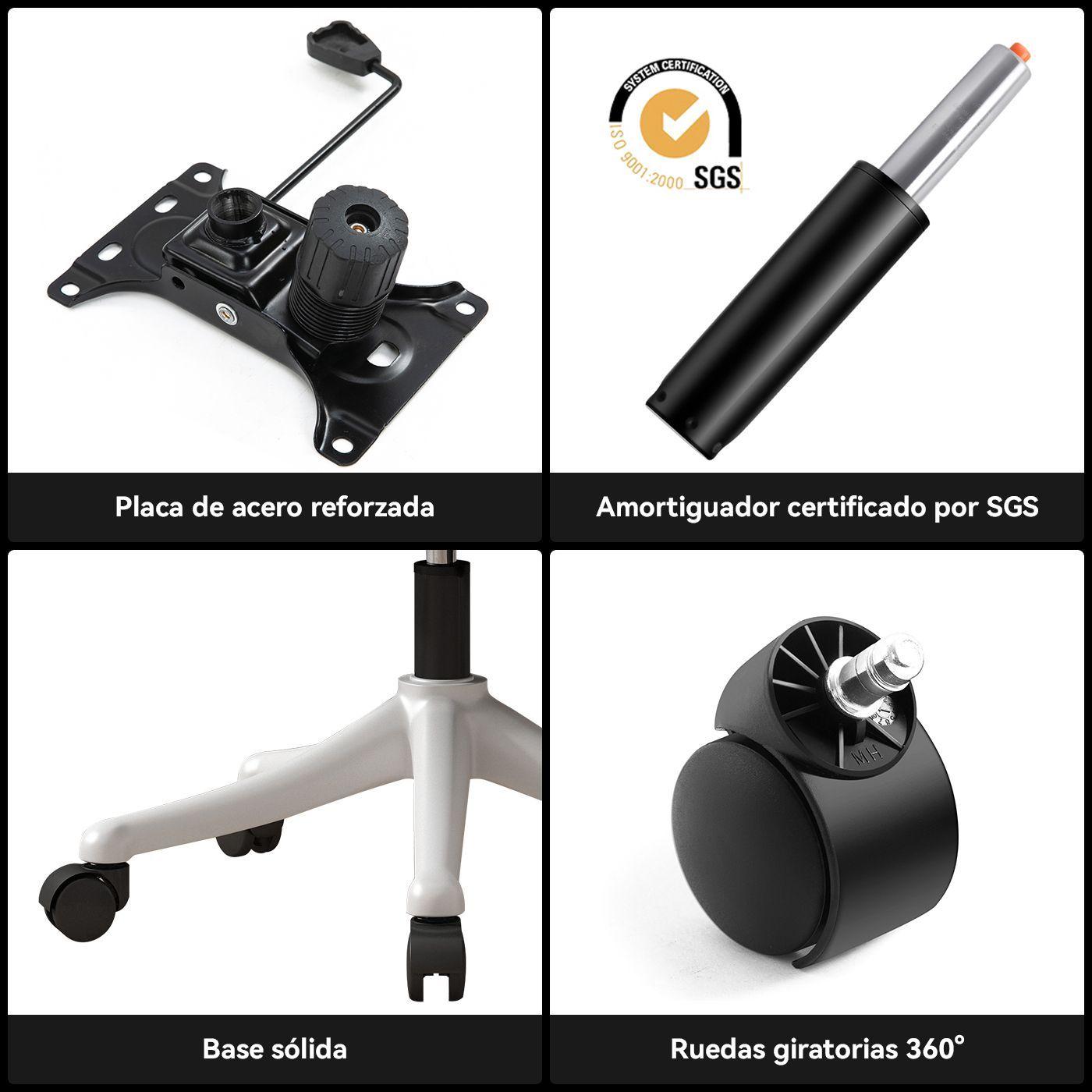 Silla Amia Ergon mica Silla De Escritorio Soporte Lumbar Ajustable Silla de Oficina Ejecutiva-7