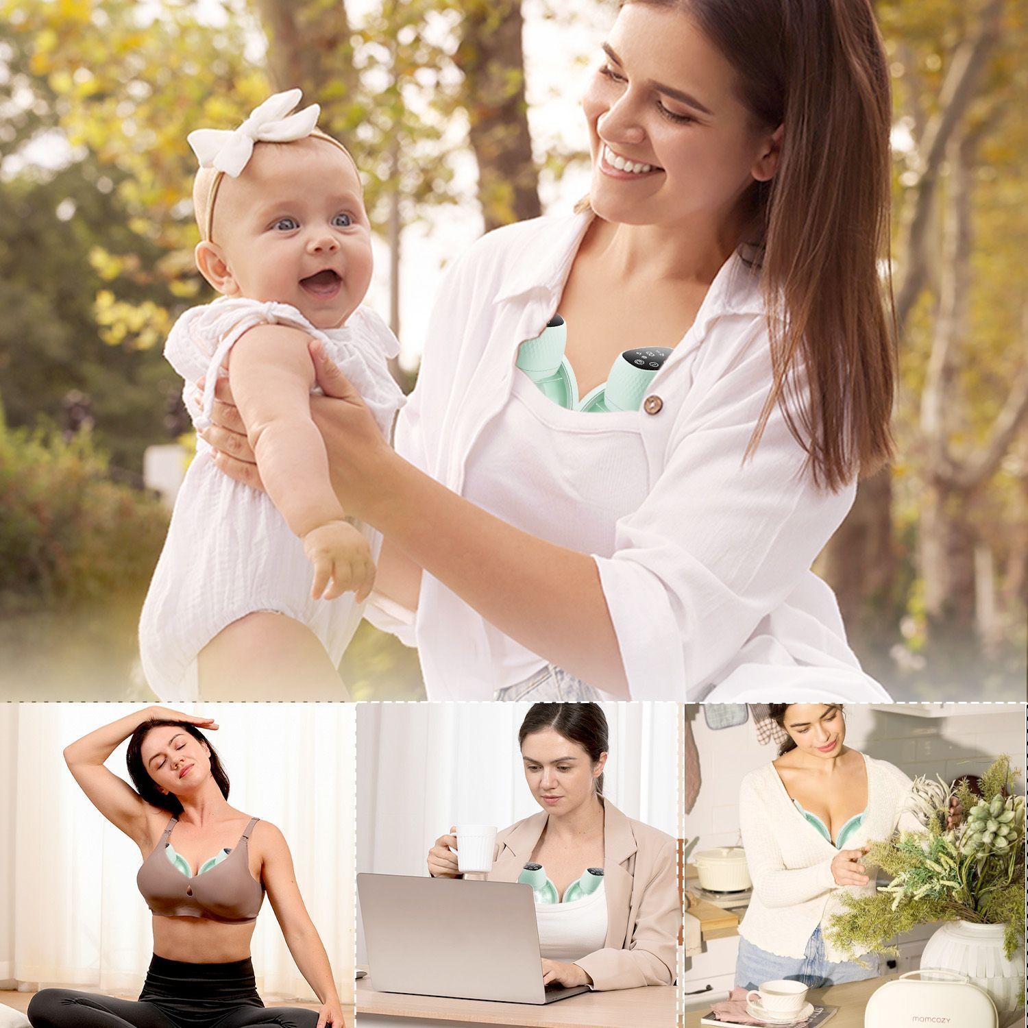 2pcs Extractor De Leche Portatil Sacaleche Electrico 150ml-6