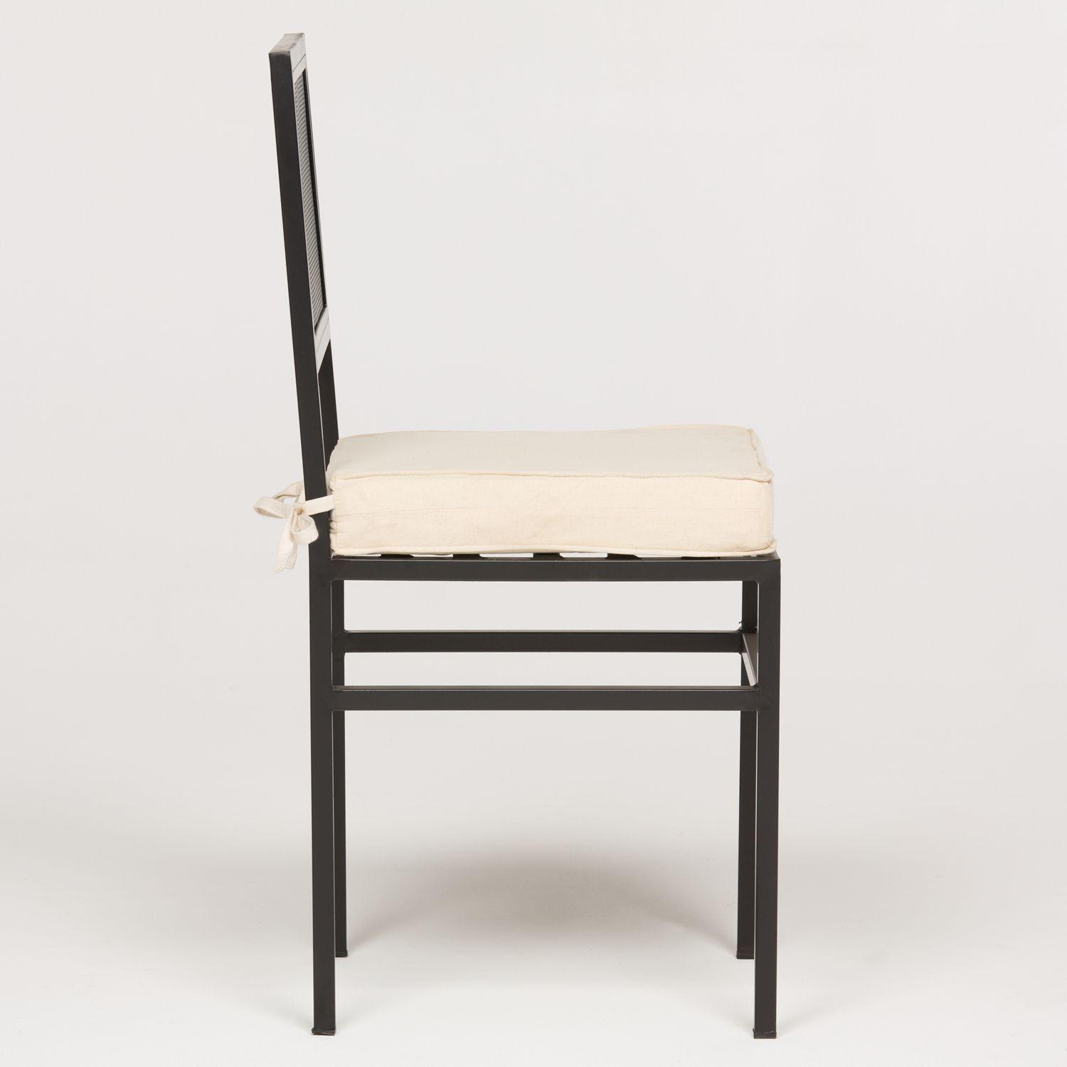 Juego de Comedor Cubierta 8 Piedras Pizarra  8 Sillas Cuadradas Malla-4