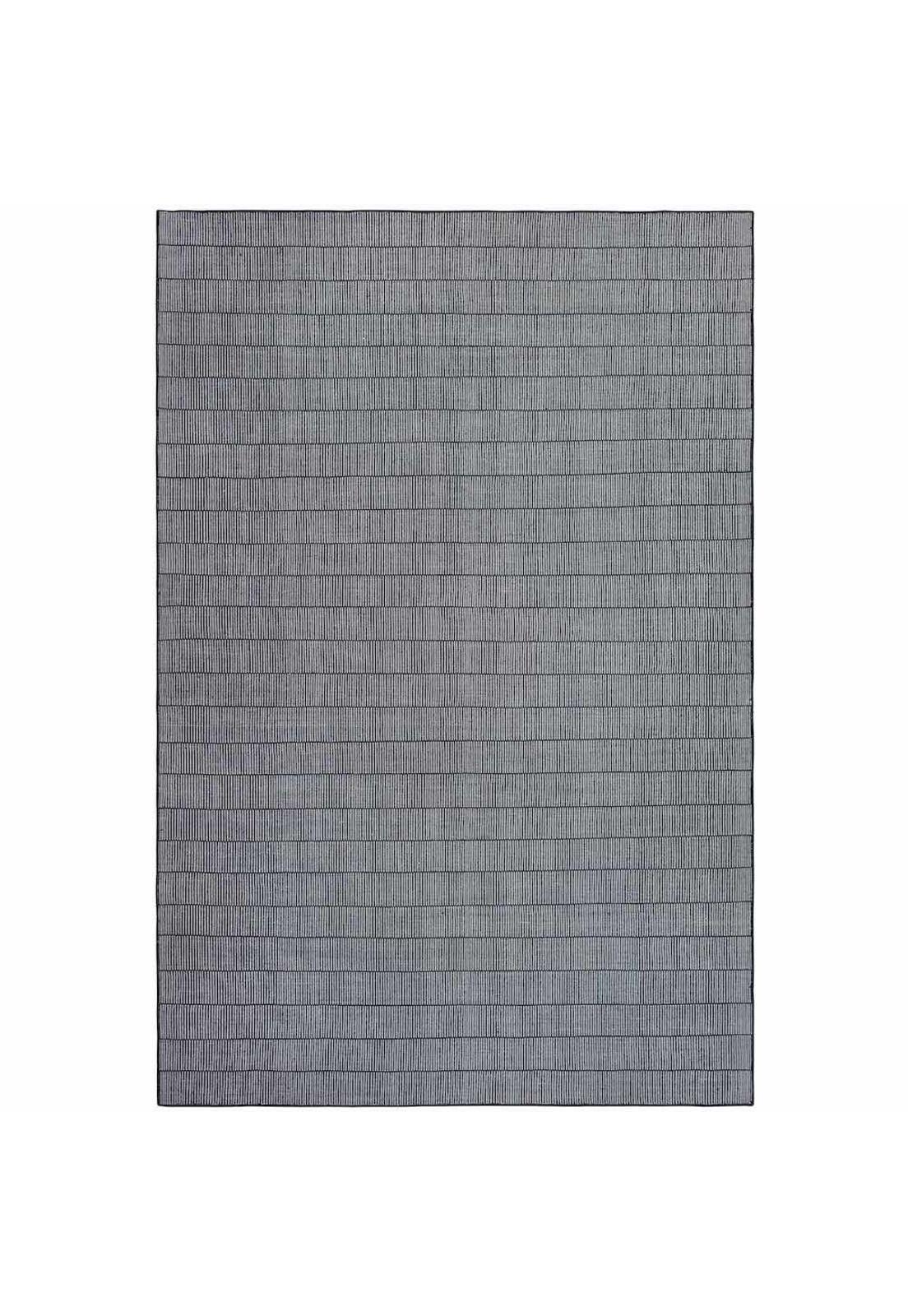 Alfombra Rugscl Lavable Stripe Grey Black 170x240 cm 8059TI-0
