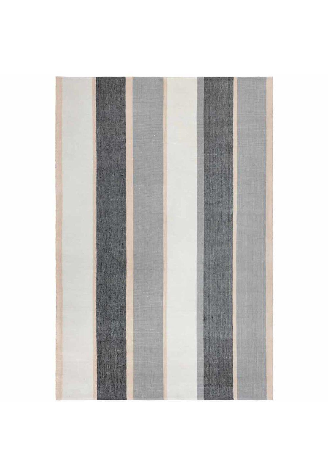 Alfombra Rugscl Lavable Stripes Gris 300x300 cm 8076TI-0
