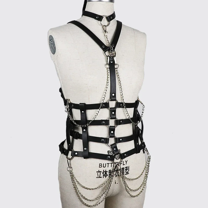 Traje sistema arnes bondaje BDSM - Dark Style-5