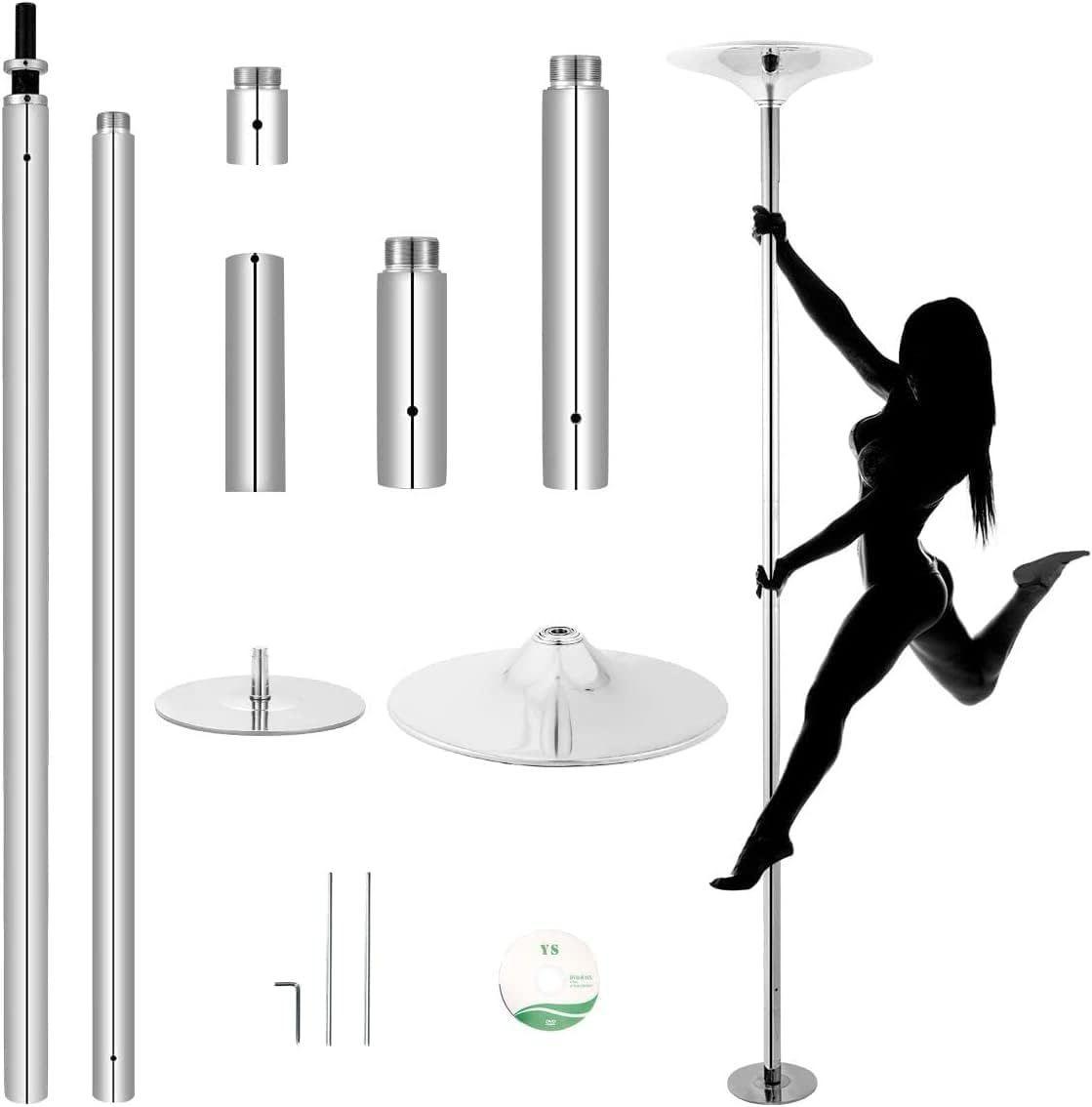 Barra profesional portatil pole dance fijo - giratorio-0